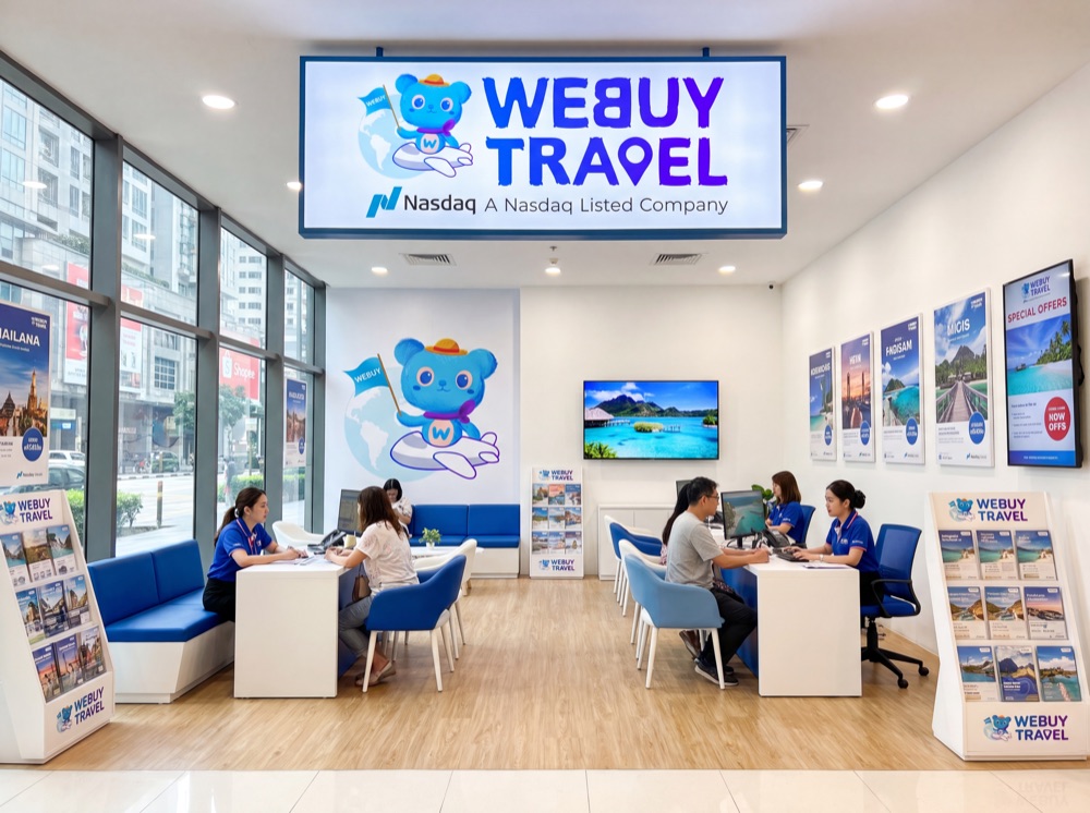 Webuy Travel retail store in Singapore